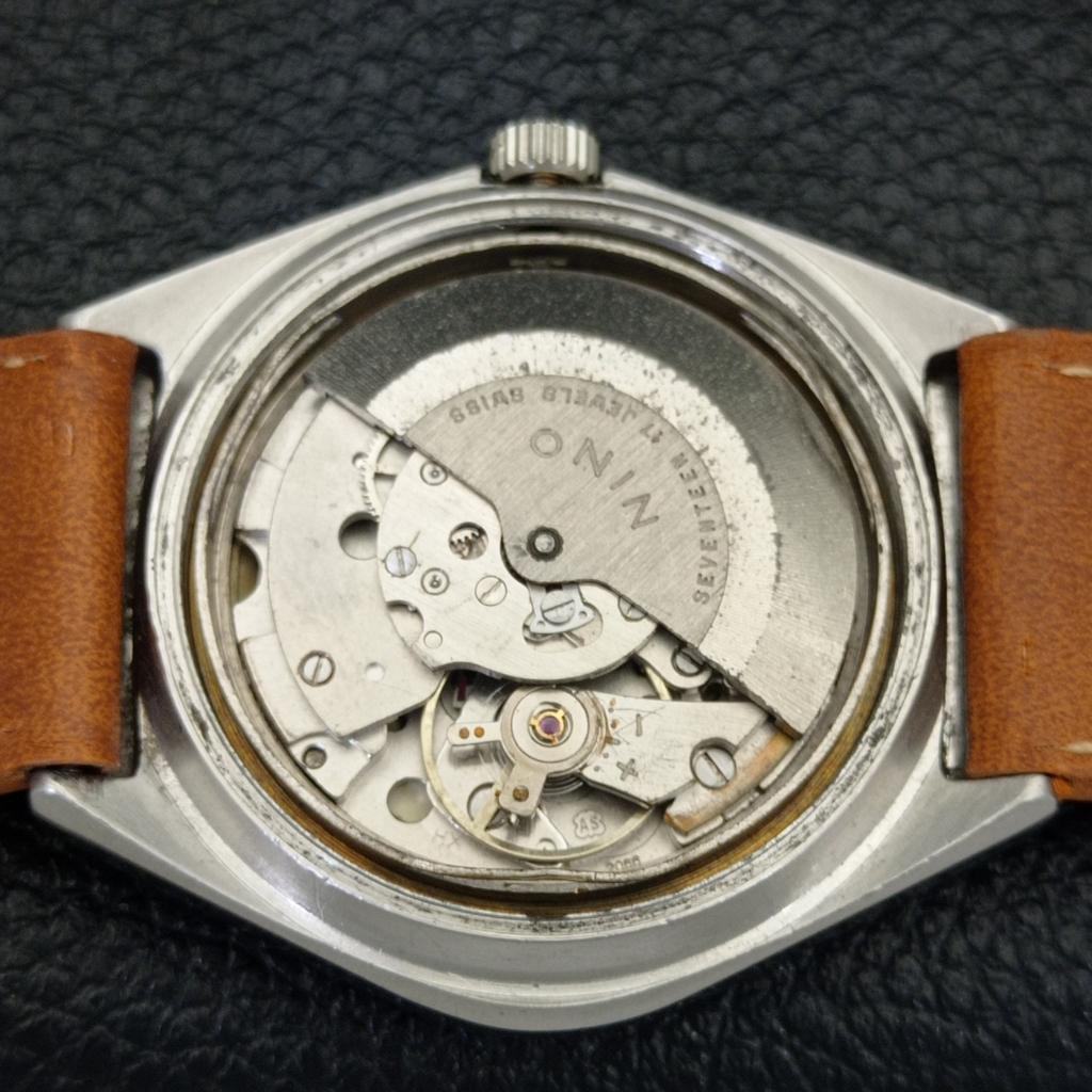 OROLOGIO VINTAGE NINO AUTOMATICO SVIZZERO DA UOMO QUADRANTE ORIGINALE a700142-5