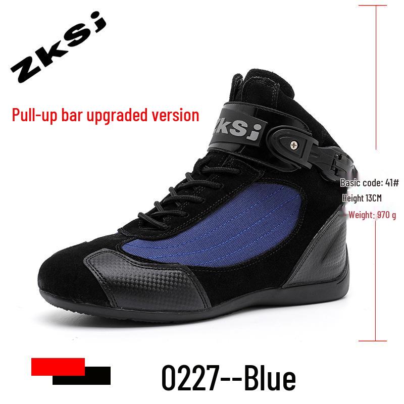 All-Season Breathable Motorcycle Riding Boots - Anti-Fall, Road Racing & Parkour Shoes