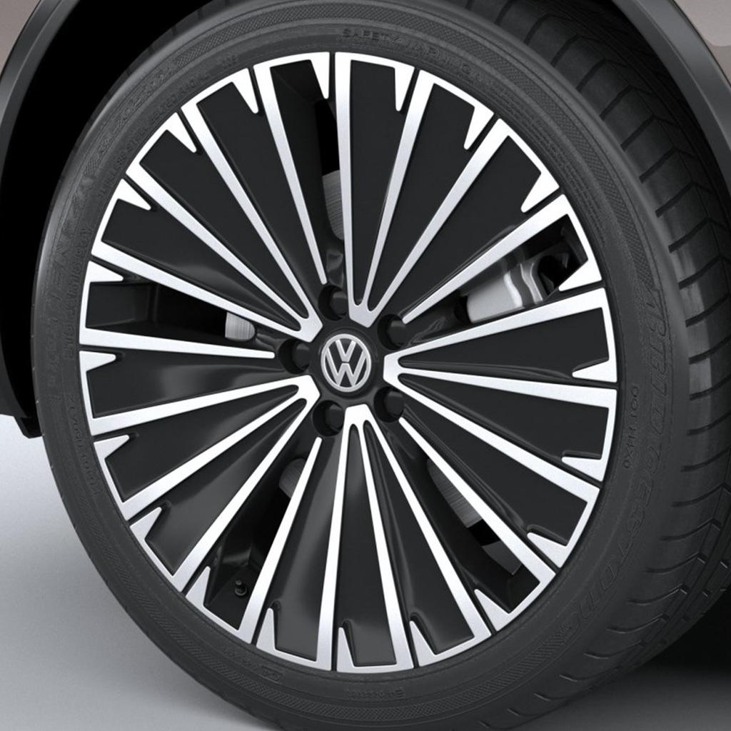 VW 4PCS 60/63/68MM Car Wheel Center Hubcaps Accessories For Volkswagen VW Golf Polo Tiguan T5 Passat B8 T-roc T6 Touran GTI Rline