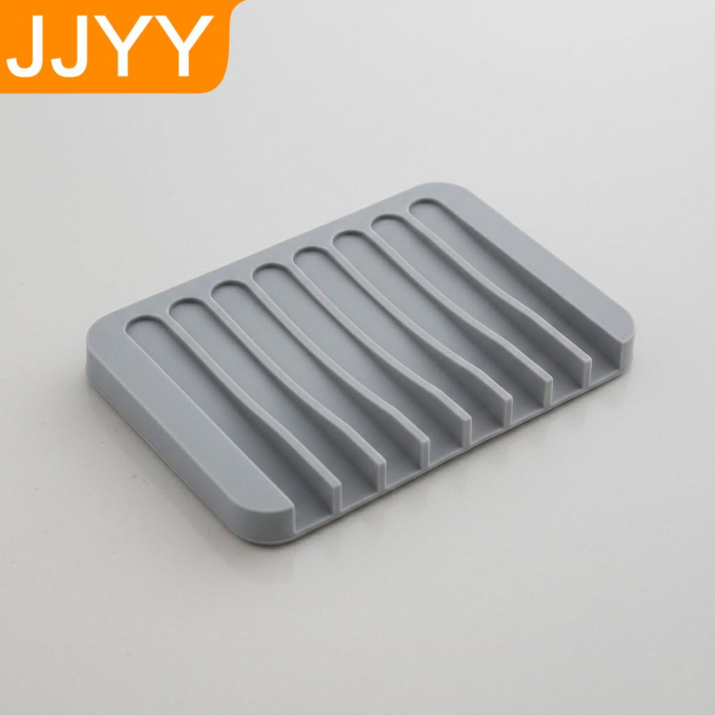 Silicone Soap Dish Storage Holder Shower Draining Kitchen Sink Sponge Holder Bathroom Accessory