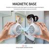 Rockmia EBS-303 5W Mini Portable Speaker Bluetooth 5.0 Fabric Mesh Subwoofer with Magnet Function Waterproof TF Card Player Soundbox Gift