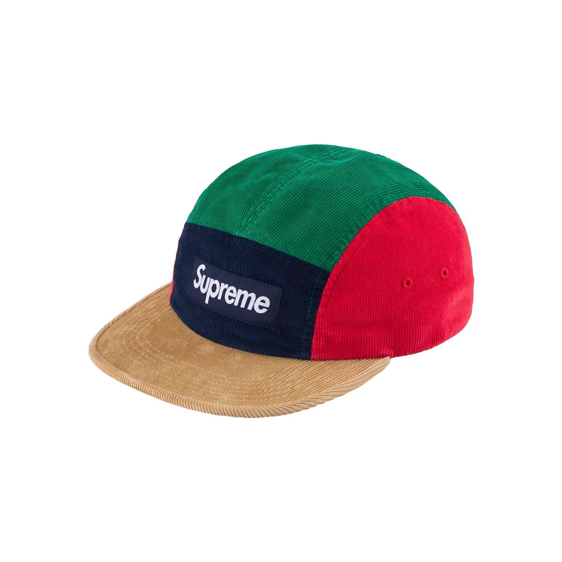 

Вельветовая кепка Supreme, многоцветная 23FW -