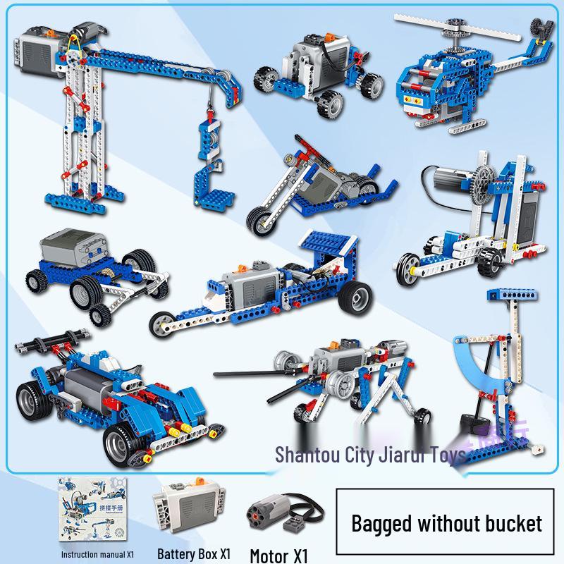 Electric Programming Robot Building Blocks - Educational Science Toy for Youth