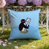 Cartoon Cute P-Pingu Cushion Cover Home & Car Dual-Scene Pillow Cover: Reversible for Premium Comfort