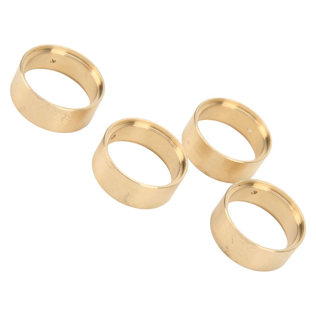 4Pcs Brass Internal Beadlock Ring Clamp Ring for 1.0 Inch Wheel Rim for 1/24 RC Car Upgrade Parts