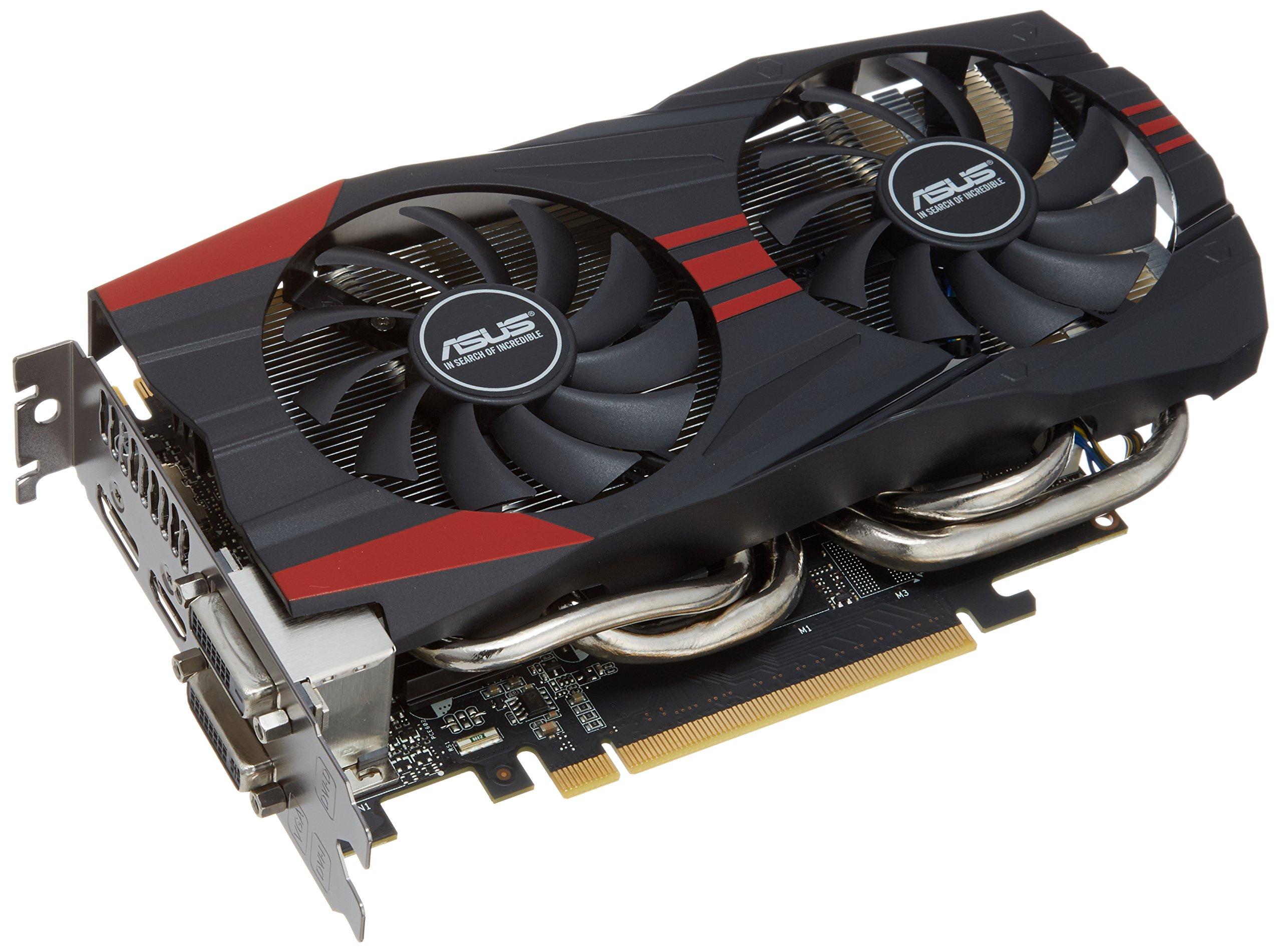 Scheda Grafica ASUSTeK NVIDIA GTX760 con Ventola Originale  DirectCuII , GTX760-DC2OC-2GD5 [PCI-Express 3.0]