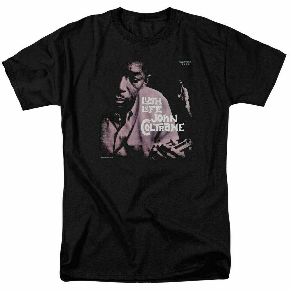 

26 John Coltrane Lush Life T Shirt Licensed Jazz Bebop Saxophone Black Unisex T-Shirt XXXXL