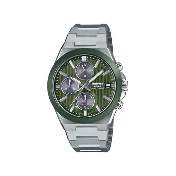 [Casio] Edifice Watch [Domestic Genuine Product] Solar Ceramic Bezel Sapphire Glass EFS-S650YD-3AJF Men s Green