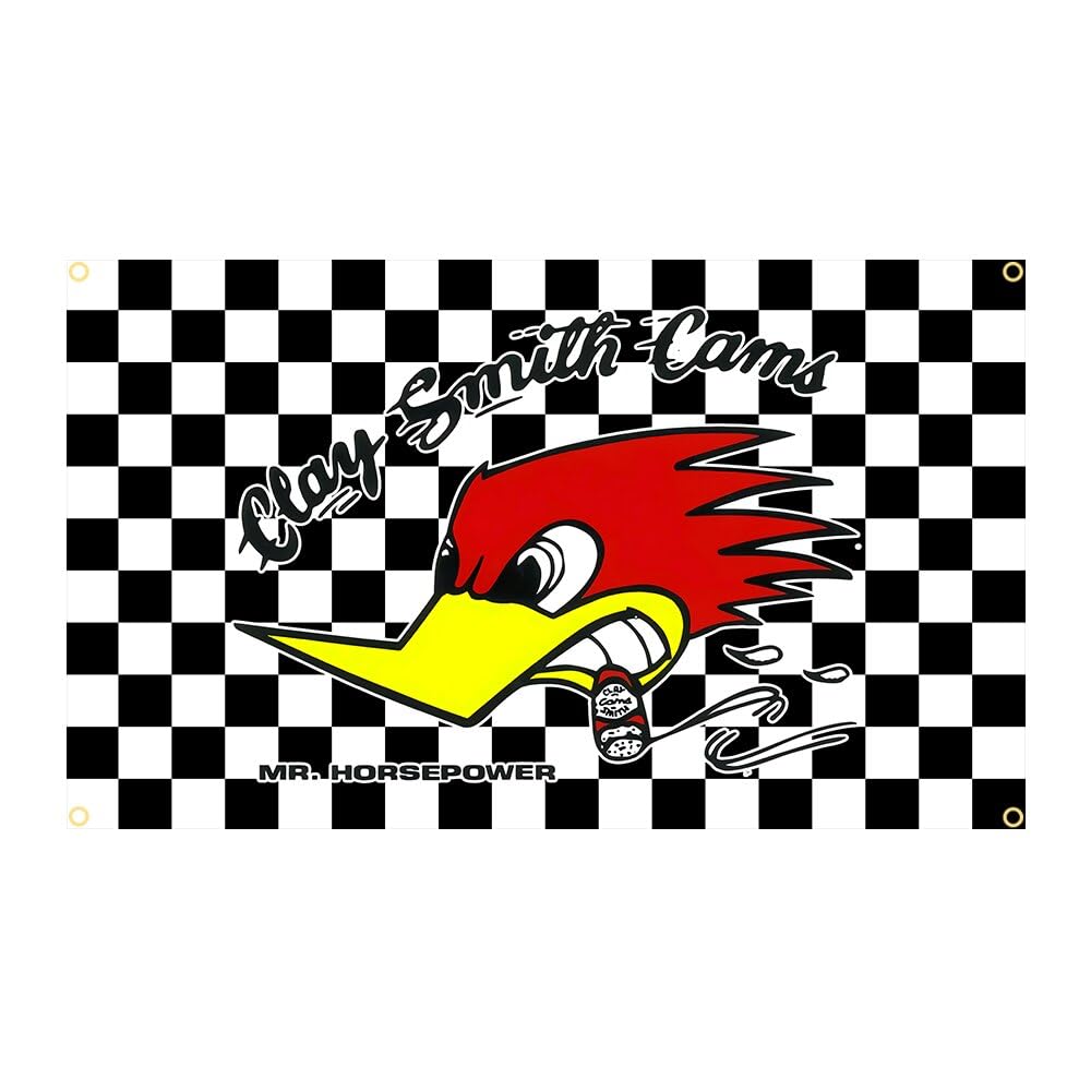 

Claysmith Checkers Flag Banner measures approximately 35.4 x 23.6 inches (90 x 60 cm), белый