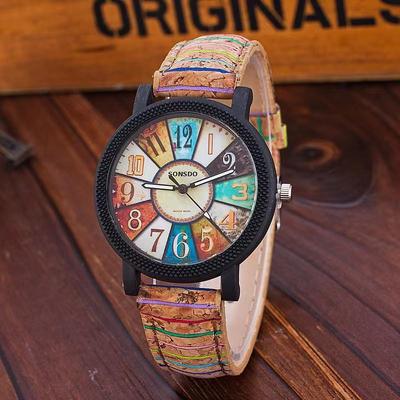 Nieuwe mode gepersonaliseerde eenvoudige horlogeset dameshorloge vlinder digitaal riem modehorloge