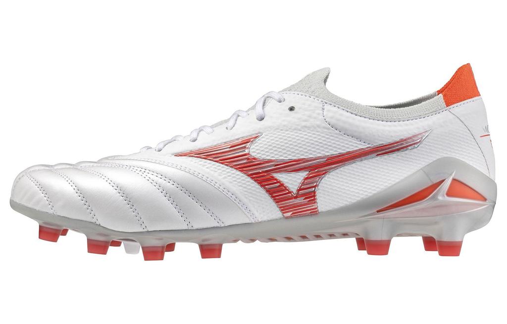 Mizuno Morelia Neo 4 Beta Made in Japan 'Super White Pearl Red'