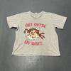 Vintage Y2k 2002 Oversized Taz Looney Tunes Double Sided Big Print Tee Tshirt