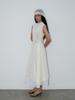 Text Room Toba Knotted Dress Light Yellow