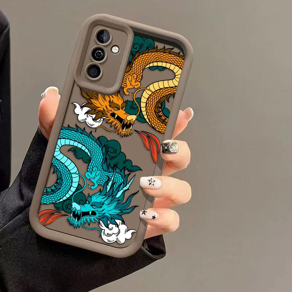 Comics Dragon Caricature Cover Phone Case For HONOR 600 400 90 LITE 300 200 70 50 20 10I 9X 8X PRO DIY Case Shell Funda Capa