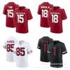 Arizona Cardinals NFL Mens Embroidered Football Jersey Size S-XXXL Number 18 Fan Apparel Game Day Wear