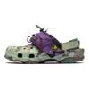 Bodega x Crocs All-Terrain "NICT-TECH" Clogs Rutschfeste und Abriebfeste Sandalen Unisex Lila Grün