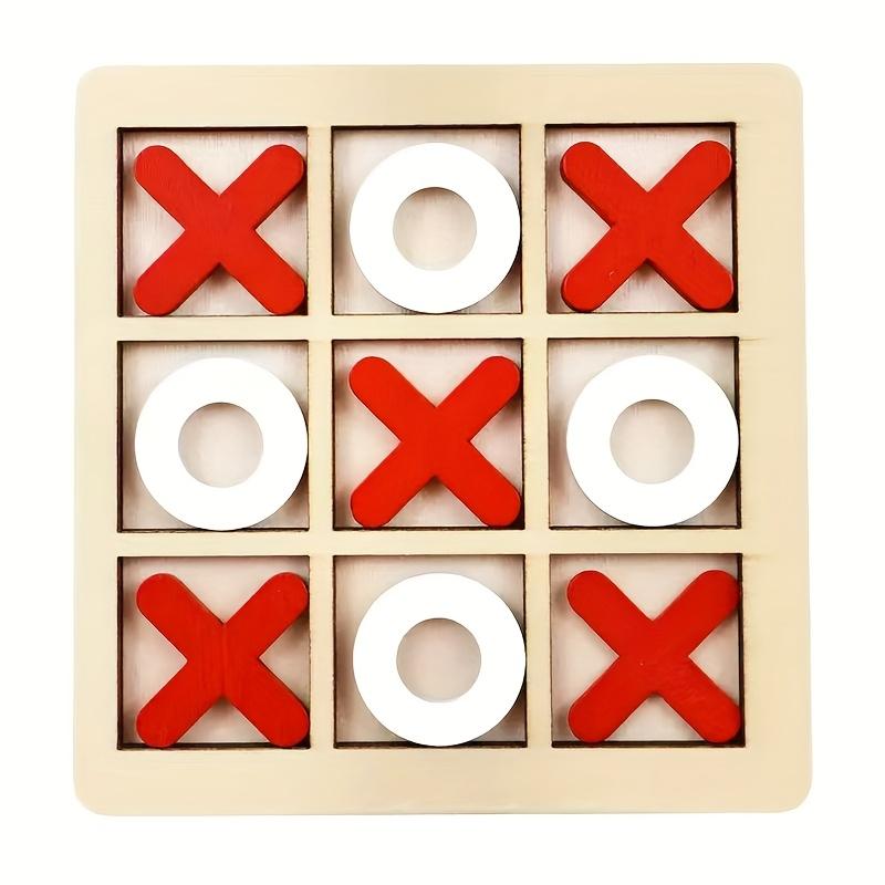 Tris Classico in Legno - Gioco da Tavolo Tradizionale per la Famiglia, Regalo Perfetto per Natale e Halloween