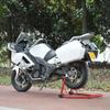 Metal Motorcycle Bike Stand Rear Universal Wheel Lift Bike Forklift Red