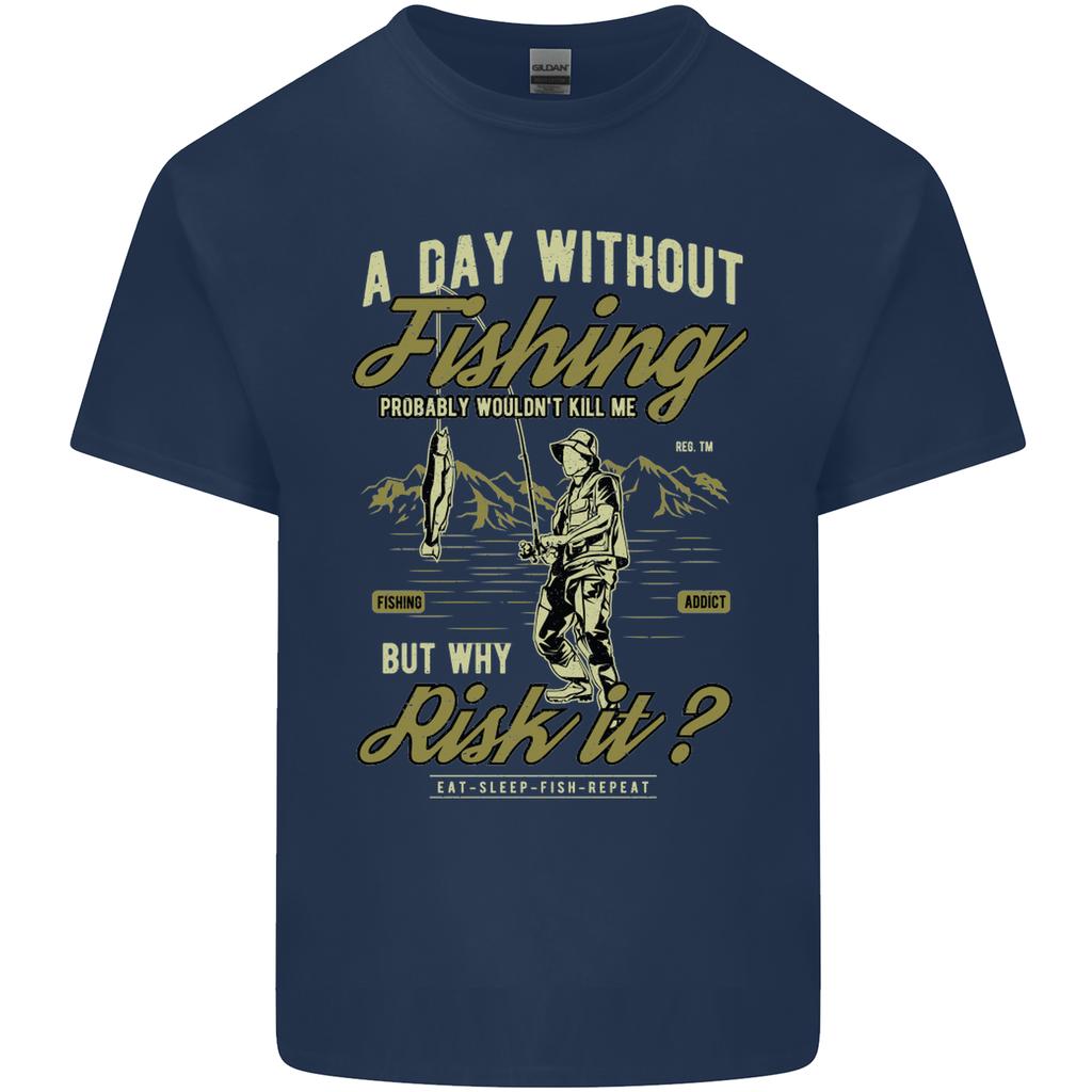 A Day Without Fishing Funny FisherUnisex Unisexs Light Cotton TShirt