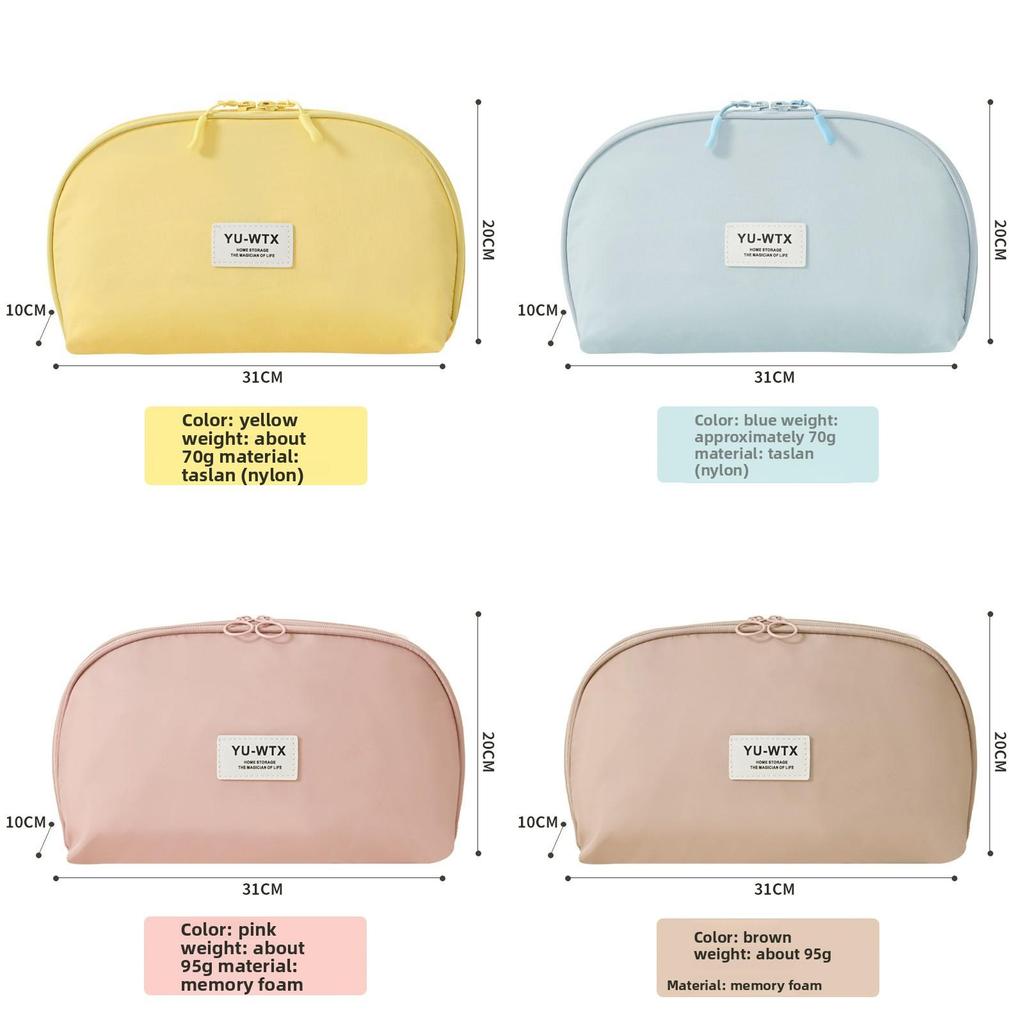 Nylone Travel Lingerie Organizer With Multiple Compartments For Home And Vacation Storage