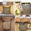 1Pc Durable Slow Feed Hay Net Large Capacity Hanging Horse Hay Bag 80x90cm Hay Feeder Bag for Horses Goat Sheep