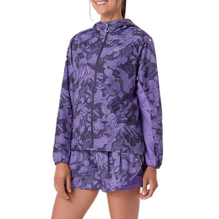 Asics Fujitrail Hooded Zip Long Sleeve Jacket Women jackets 2012D431-500