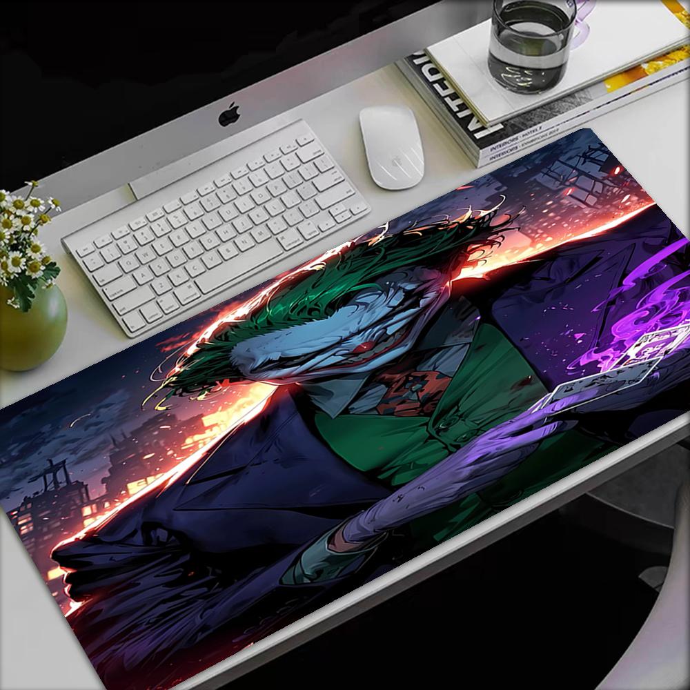 Joker Theme Mouse Pad, Non Slip Rubber Base, Multifunctional Office & Home Decor, Perfect for Workspace Personalization.