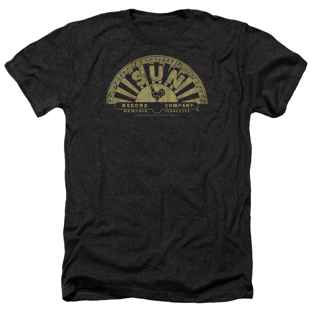SUN RECORDS TATTERED LOGO Licensed Adult Men s Heather Band Tee Shirt SM-3XL Unisex T-Shirt XXXL