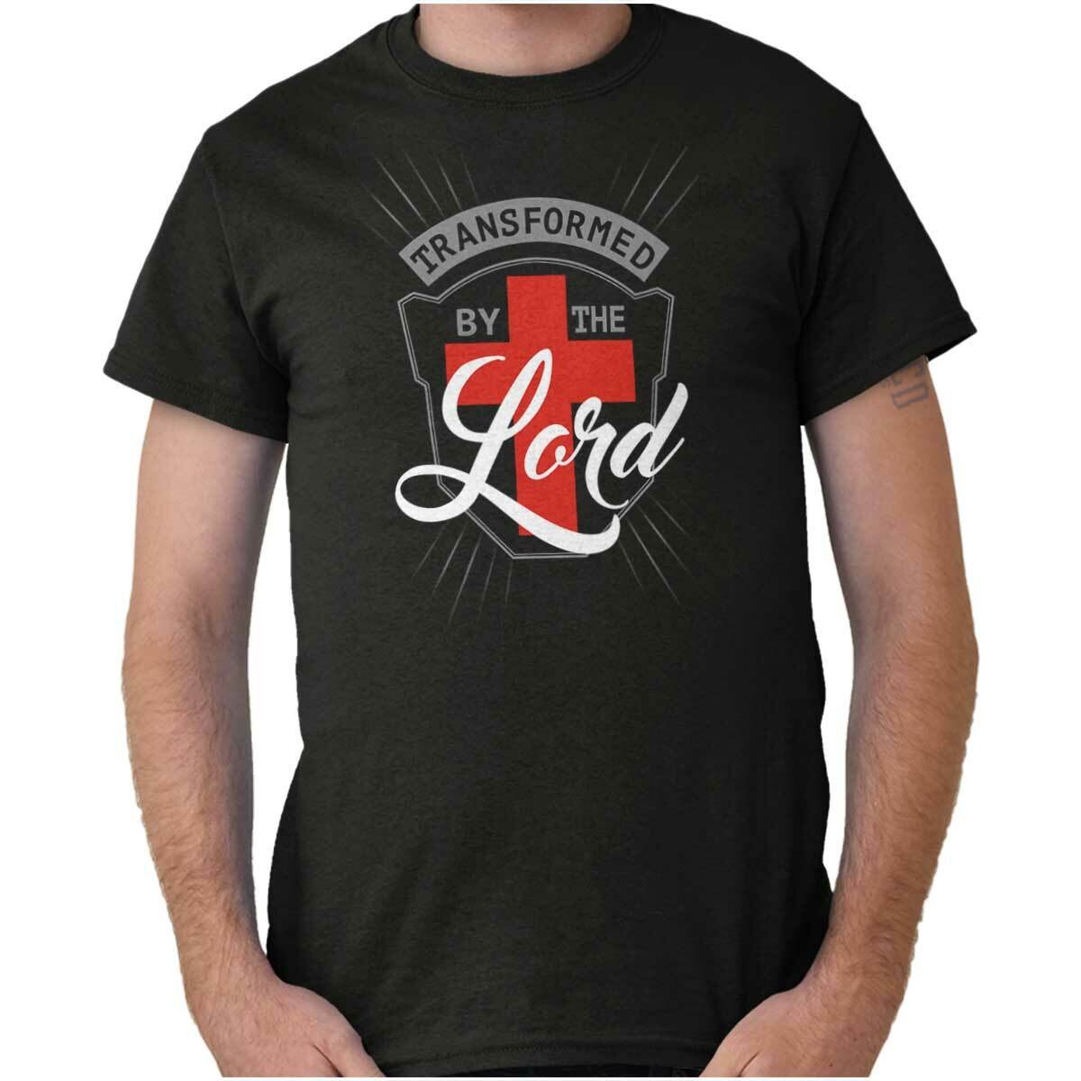 Transformed By The Lord Christian Jesus God Adult Short Sleeve Crewneck Tee XXXL