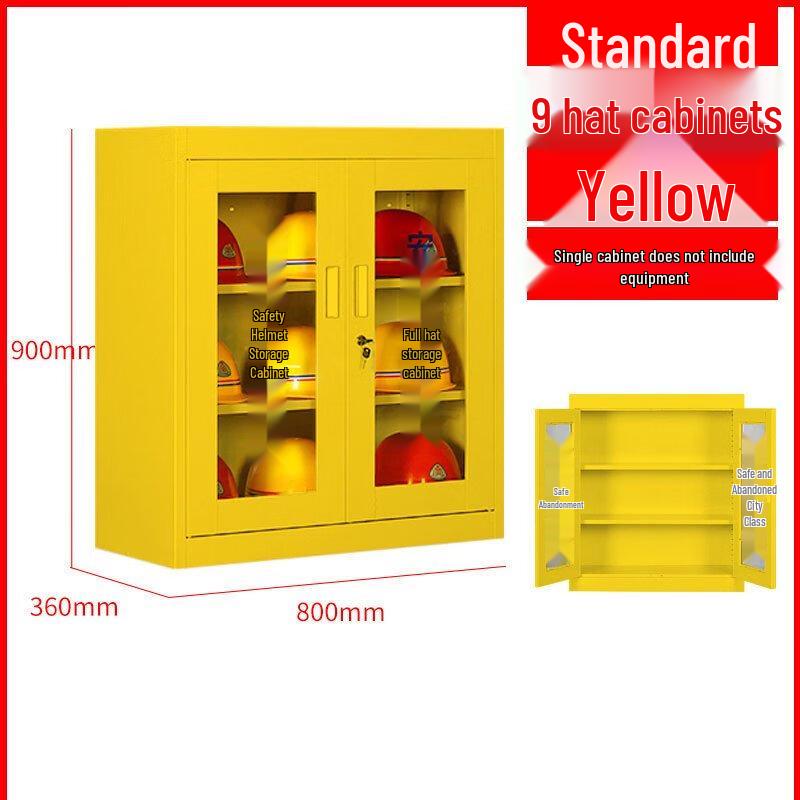 WEZHO Workshop Helmet and Hat Storage Cabinet with Lock