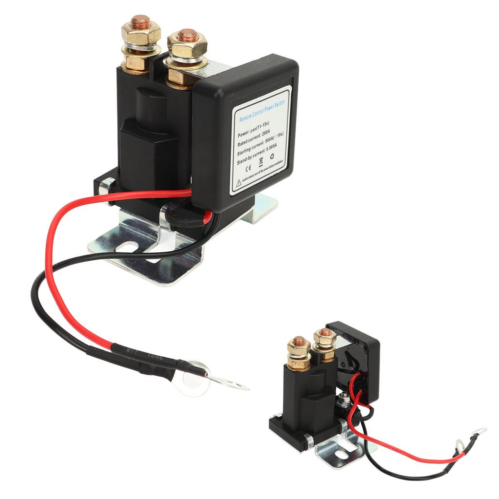 Car Battery Disconnect Switch High Current Master Battery Power Kill Disconnector Switch with 2 Remote Control 24V