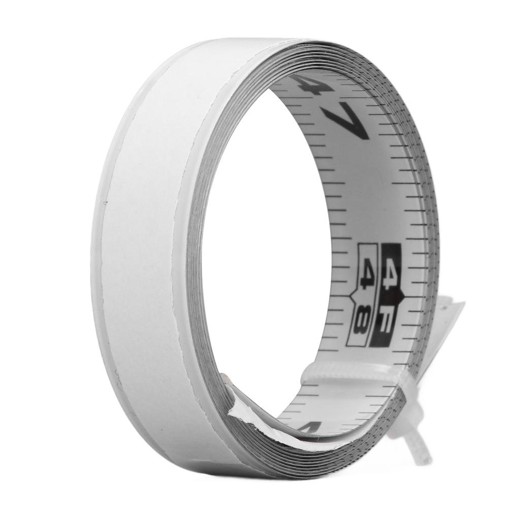 Selbstklebendes Maßband 4FT 48 Zoll Links nach Rechts Zuschneidbares Klebemaßband für die Arbeit