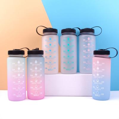 24OZ Weithalsflasche Kessel Sportwasserbecher grenzüberschreitender Kunststoff-Raumbecher Sportkessel