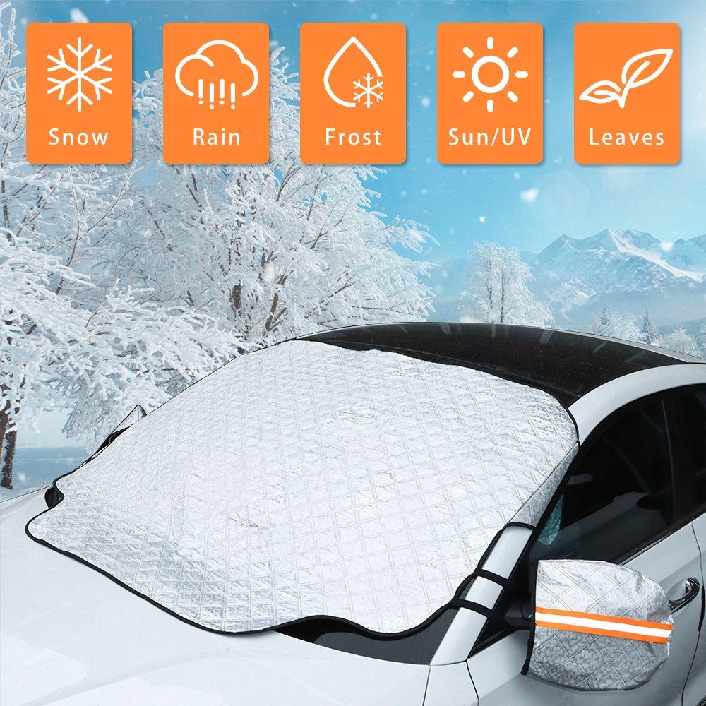 Magnetic Snow Shield Winter Summer Ice Car Windscreen Cover Dust Protector Auto Visor Sun Shade
