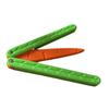 Carrot Knife Foldable Cute Stress Relief Portable High Safety Durable Plastic 3D Printing Knife Toy