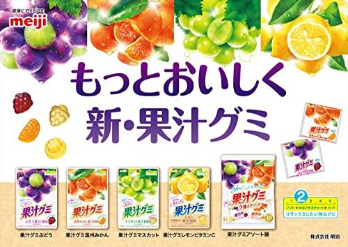 Meiji Gummy Fruit Juice Satsuma Mandarin 54g10 bags