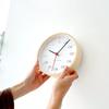 KATOMOKU plywood clock, 24S, natural finish, km-151NAS, wall clock with continuous second hand, 20.2cm diameter (SKP quartz clock)
