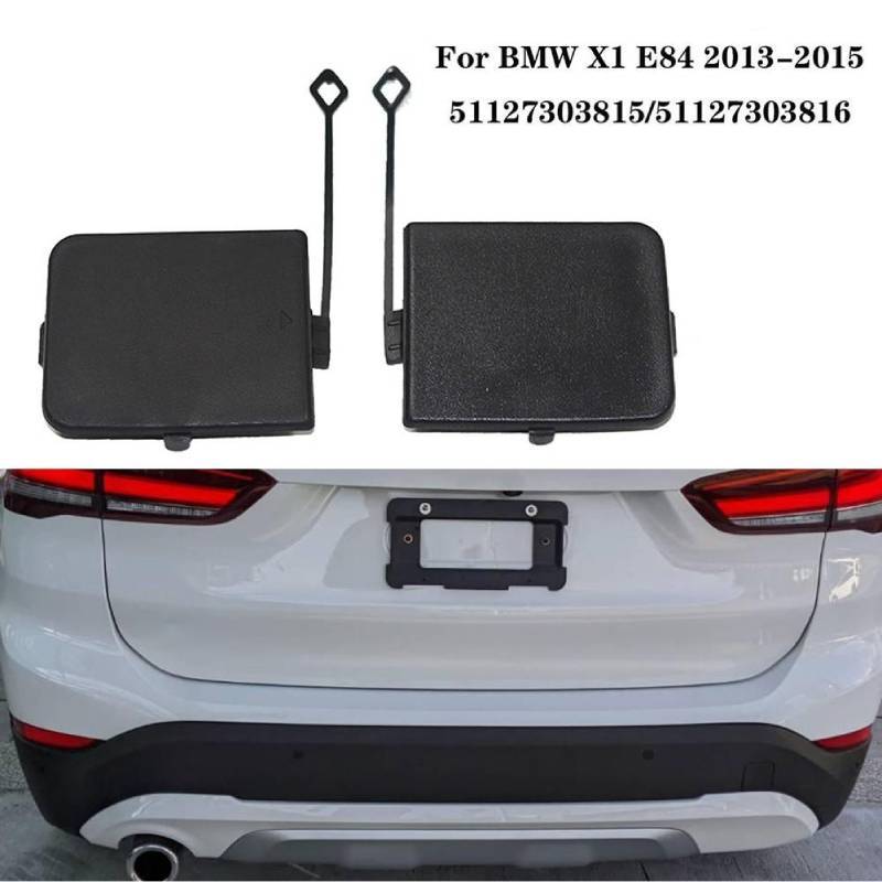 For X1 E84 2013 To 2015 Rear Bumper Tow Cover With Abs Material