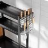 Nordic Carbon Steel 3-Tier Kitchen Spice Rack