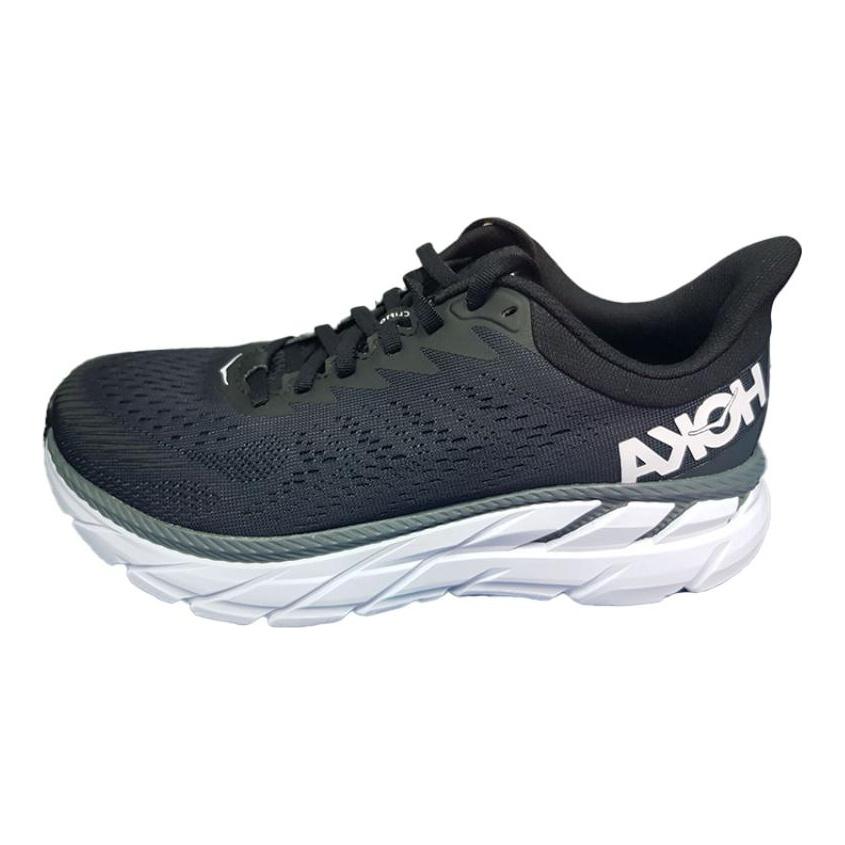 HOKA ONE ONE Clifton 7 Low 'Black White' Sneakers 1110534-BWHT