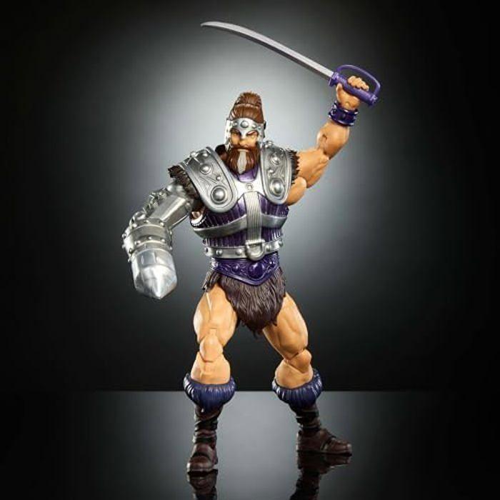 Figurine articulée - masters of the universe - fisto - 18 cm - 30 points d'articulation - poing en acier