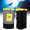 80L Large Capacity Diving Bag Swimming Backpack for Outdoor Diving Drifting (Black+Yellow)