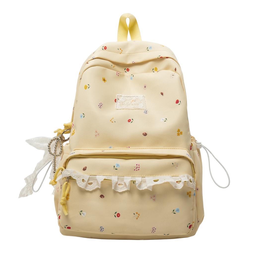 Schoolbag High-value schoolbag Female Korean version Pain bag Large capacity Junior high school student backpack Lightweight primary school