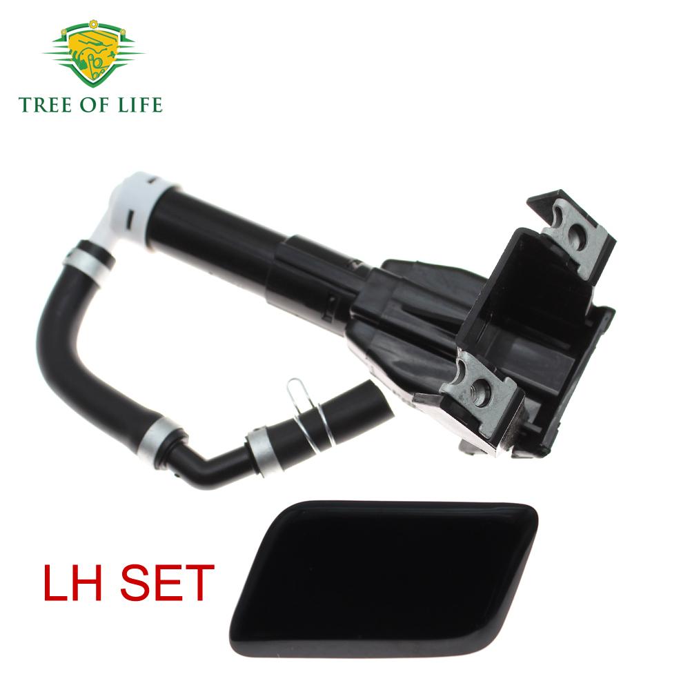 For Mitsubishi Outlander XL 2010 2011 2012 2013 Front Left/Right Bumper Headlight Washer Nozzle Headlamp  Cleaning Actuator