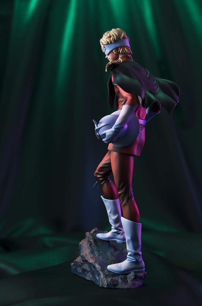 GGG Mobile Suit Gundam Char Aznable Art Graphics Approximately 220mm PVC Finished Figure Pre-painted