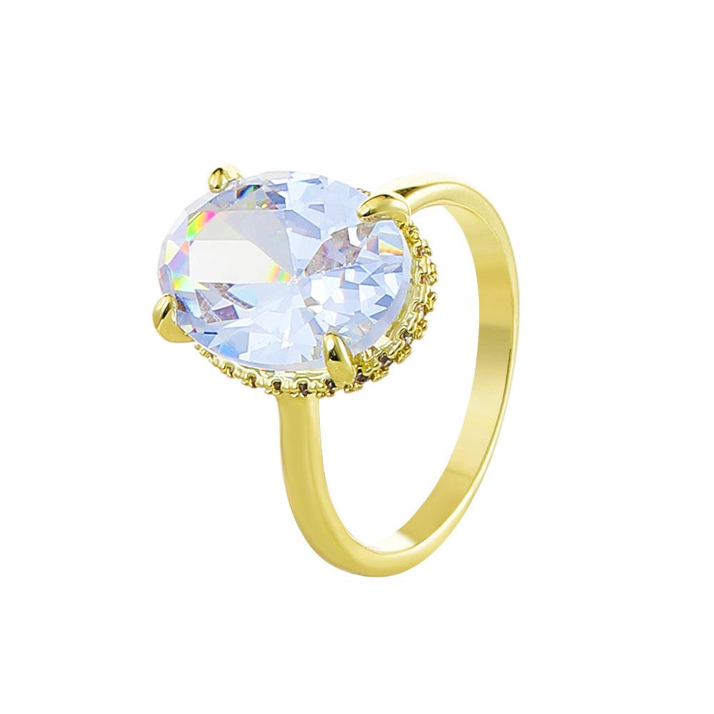 New Fashion Large Zircon Ring 2026 Trending New Index Finger Crystal Rings For Women Jewelry Accessories Gift Anel Bague Anillos