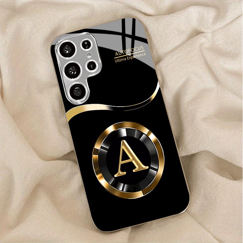 Prosta Modna Wysokiej Jakości Etui na Telefon Galwanizowane Szklane Etui na Telefon dla Samsung Galaxy S26 S25 S24 S23 S22 S21 FE, Ultra, Plus