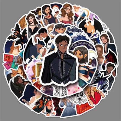 50 Creative Stickers Personalized Cartoon Decorative Mobile Phone Case Stickers