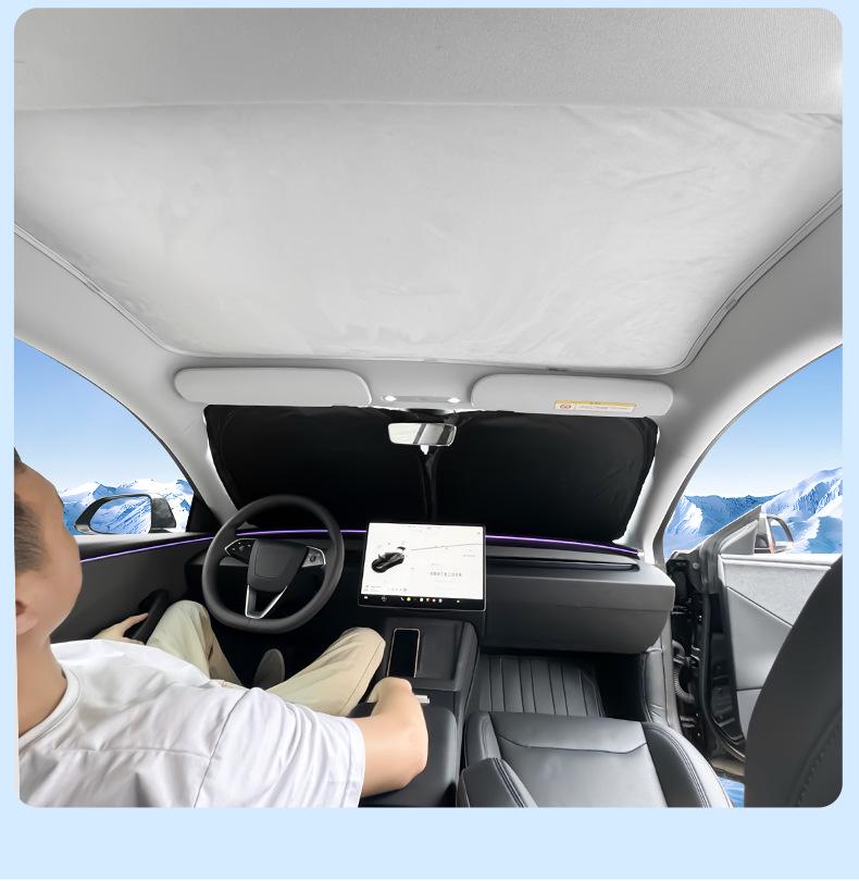 Zeekr 001 Sunroof Sunshade: Sky Screen Ice Crystal Curtain Sun Visor