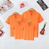 Children's & Parent-Child Polo Shirt: Quick-Drying Sports, Cultural, Short Sleeve with Custom Logo Print